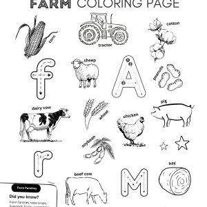 Farm Coloring Page